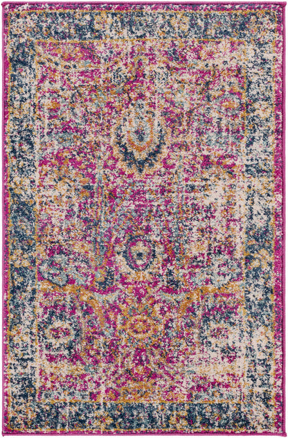 Burgundy Area Rug - Colorful Living Room  Bedroom Décor