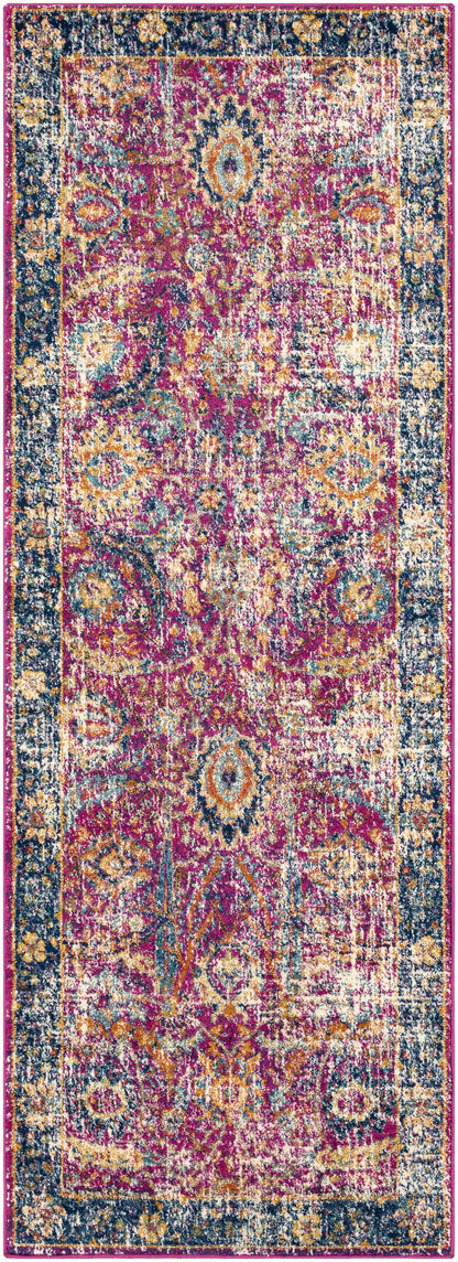 Burgundy Area Rug - Colorful Living Room  Bedroom Décor