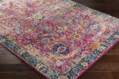 Burgundy Area Rug - Colorful Living Room  Bedroom Décor