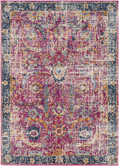 Burgundy Area Rug - Colorful Living Room  Bedroom Décor