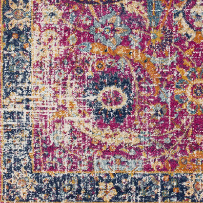 Burgundy Area Rug - Colorful Living Room  Bedroom Décor