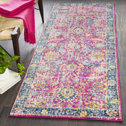 Burgundy Area Rug - Colorful Living Room  Bedroom Décor