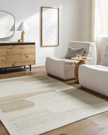 Airell Modern Geometric Area Rug - Stylish Living Room  Bedroom Decor