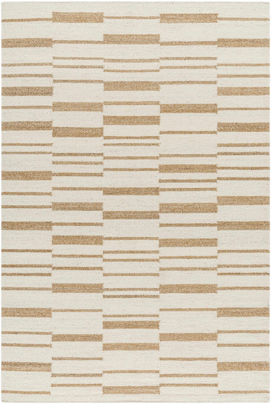Modern Geometric Area Rug - Elegant Living Room or Bedroom Decor