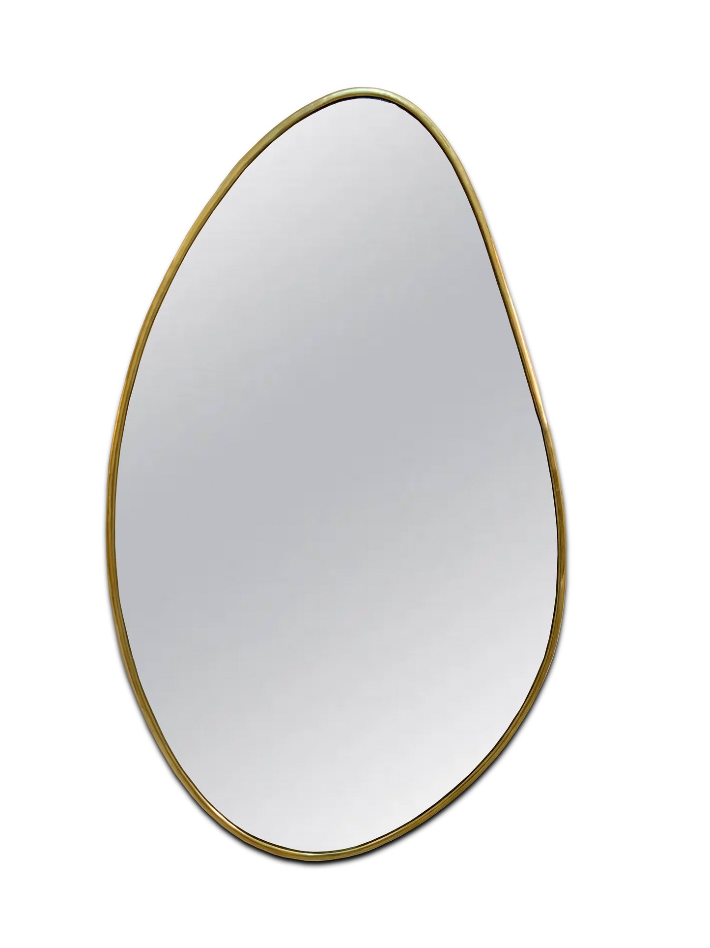Elegant oval bathroom mirror