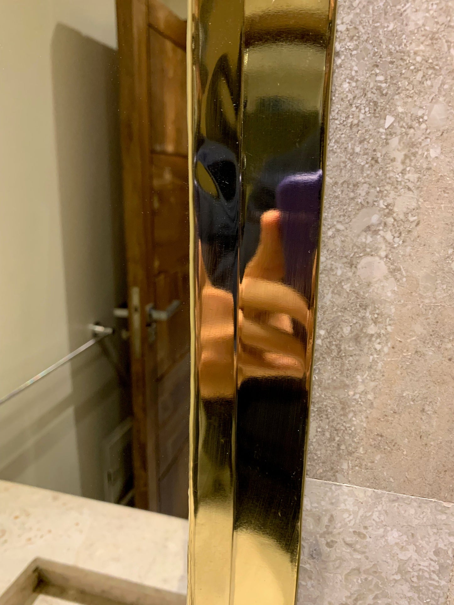 Bathroom mirror with light