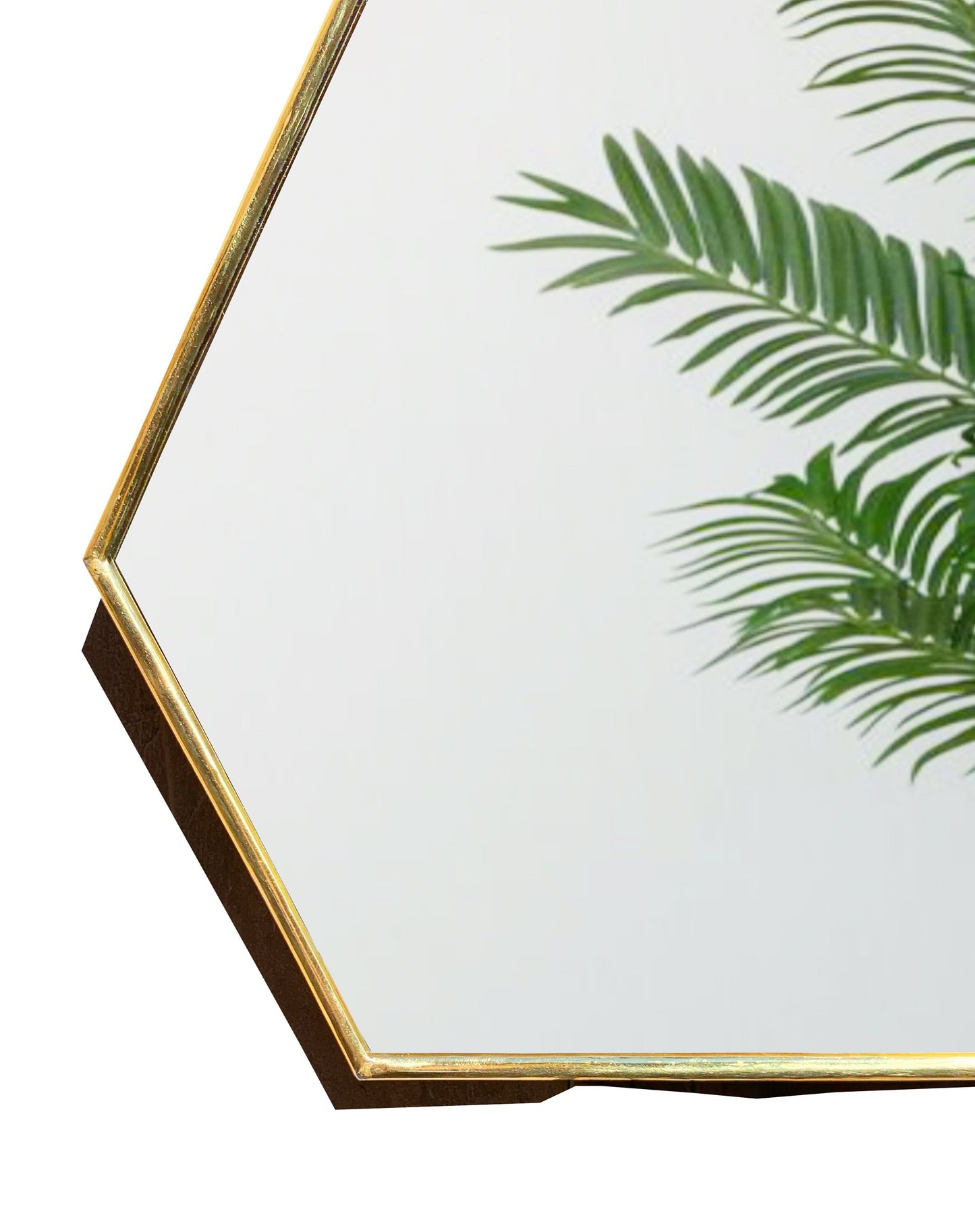 Gold Brass Frame Mirror