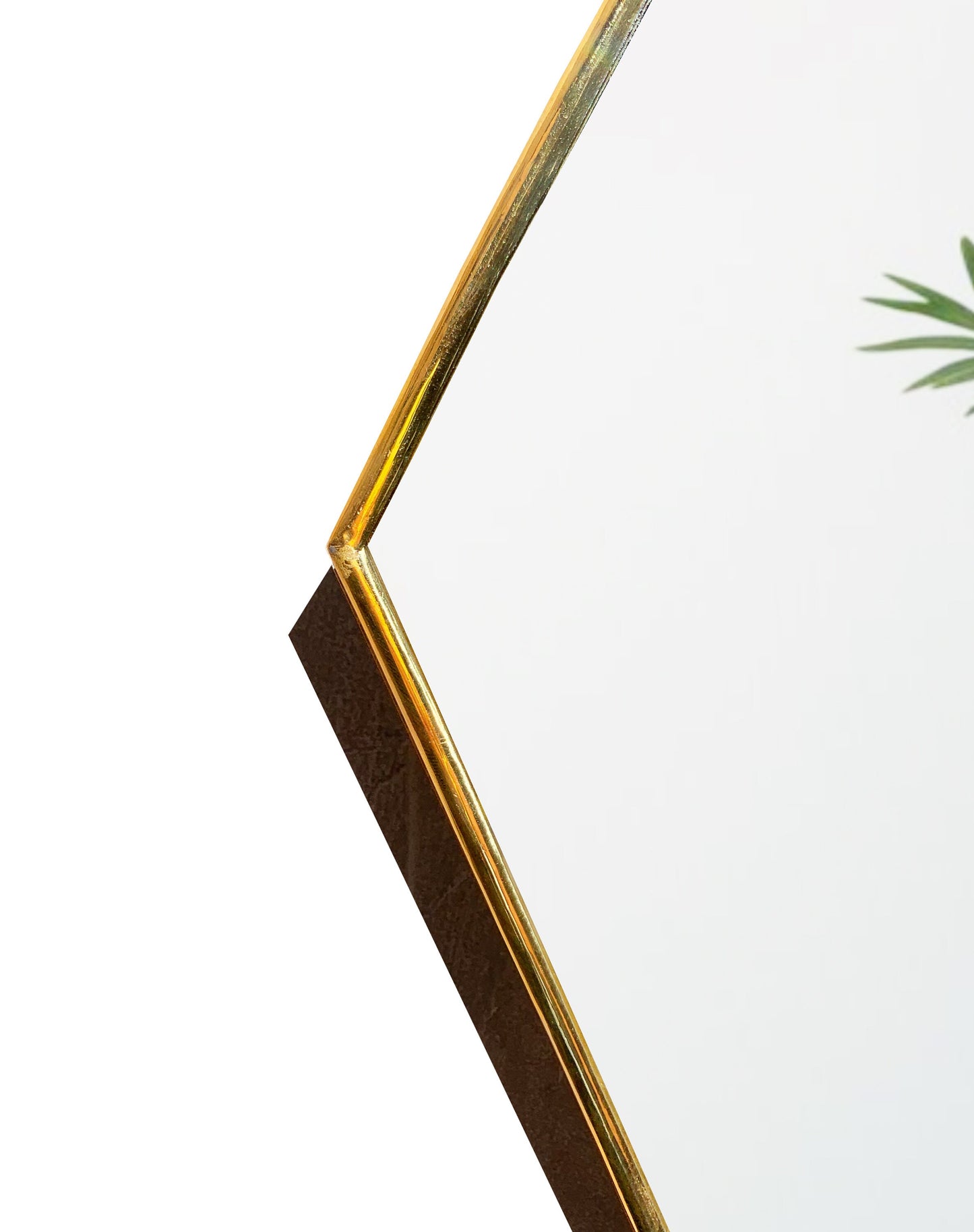 Gold Brass Frame Mirror