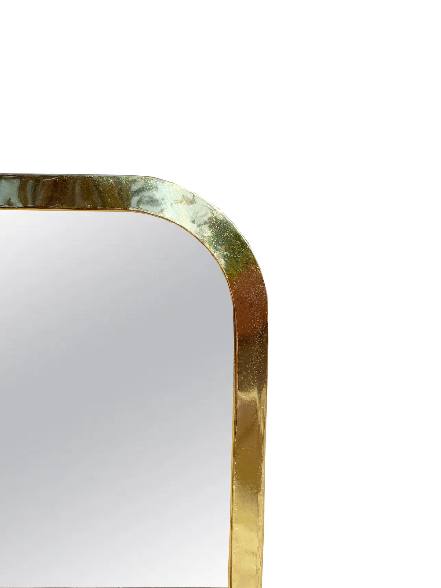 Gold Brass Rectangle Mirror