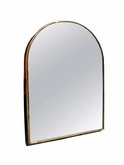 Miroir en arche en laiton non laqué - Miroir en laiton personnalisé