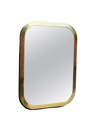 Gold Brass Rectangle Mirror