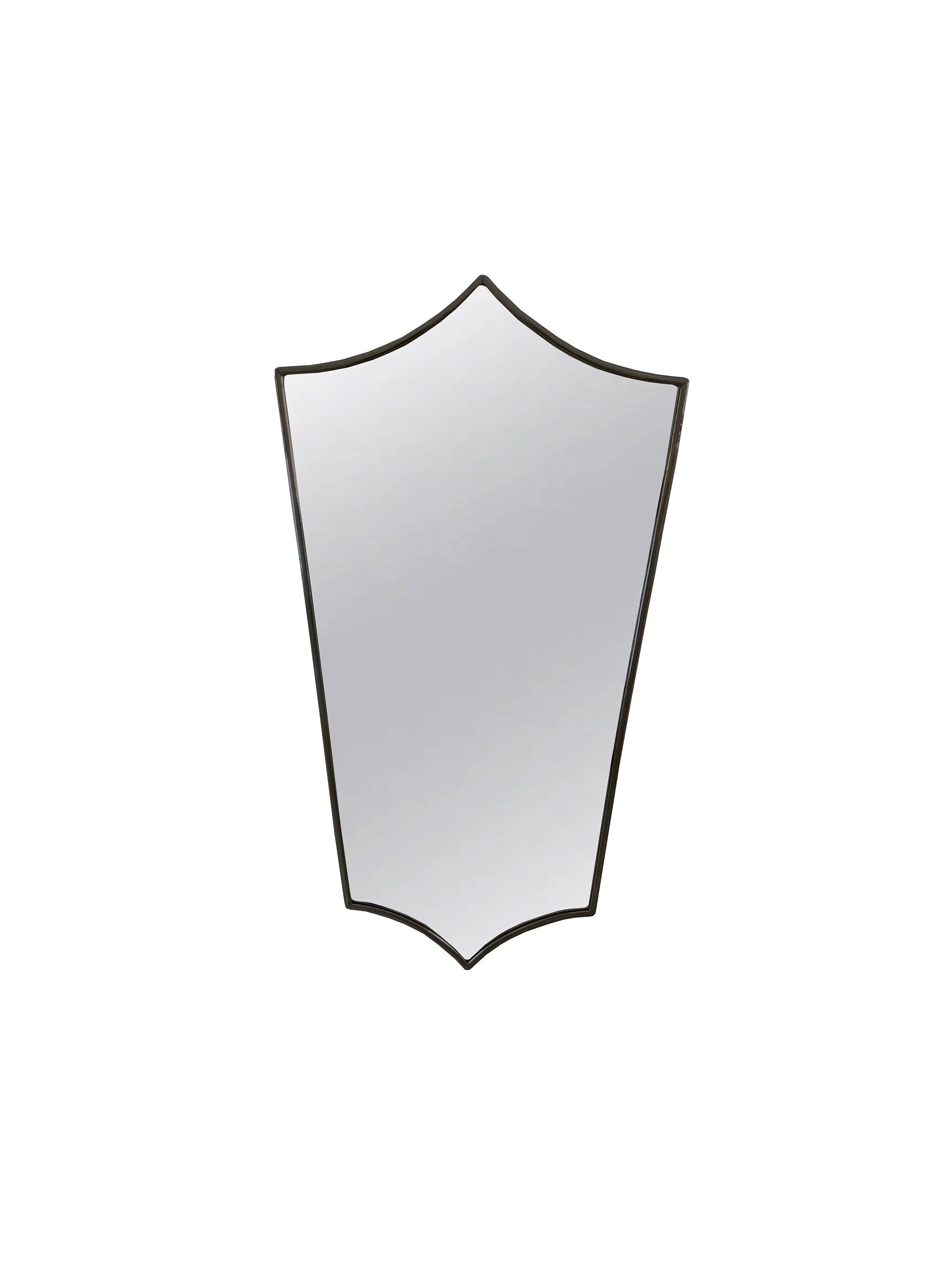 a black and white picture of a shield