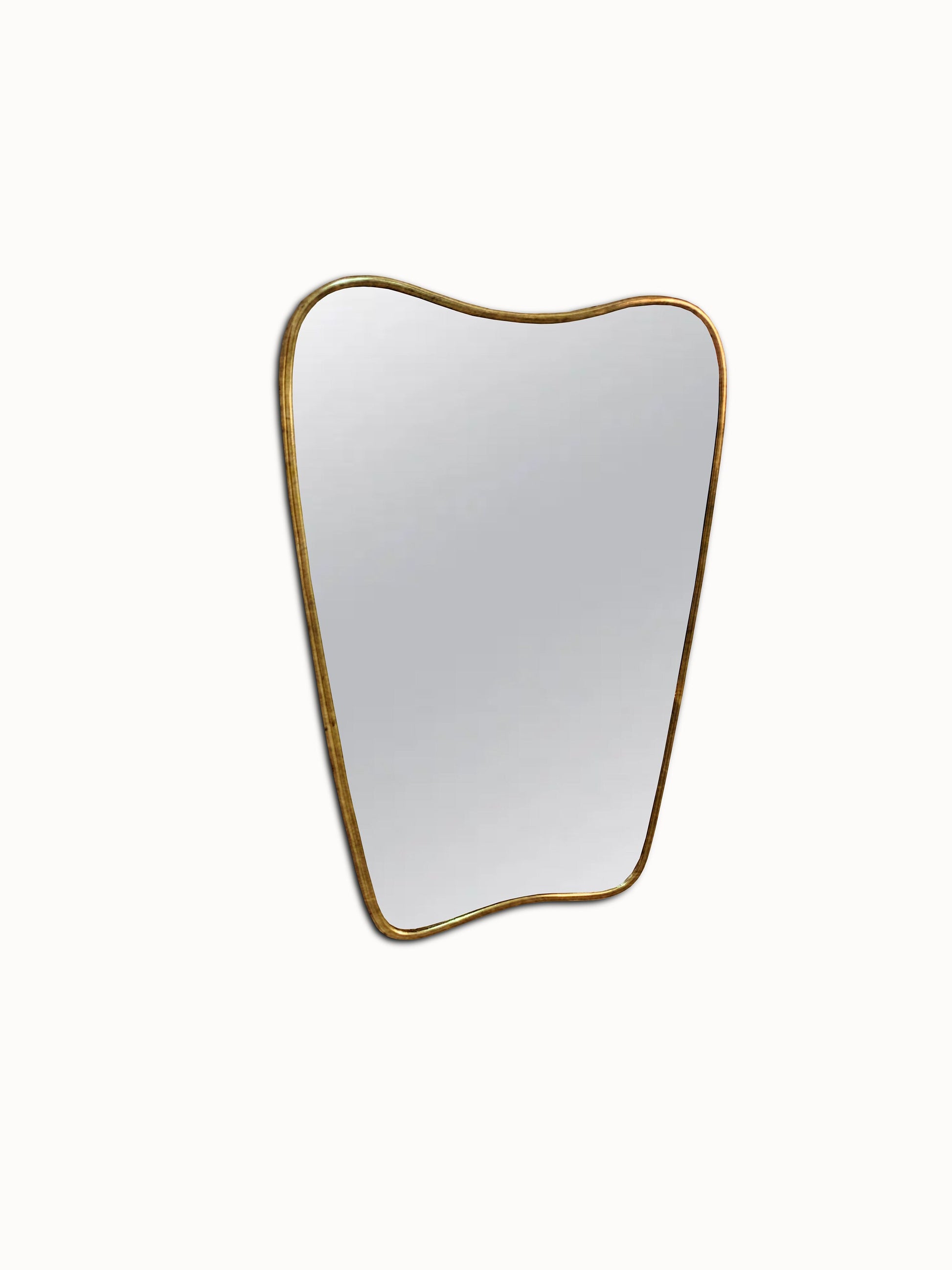 Italian Curved Antique Brass Mirror - Butterfly Irregular Mirror, Gold Aged Brass Mirror, Bathroom Mirror, Aesthetic Luxurious Wall Decor, gift for her, hall mirror, living room mirror, bath mirror, entryway mirror, Asymmetrical Mirror Wall Mirror.