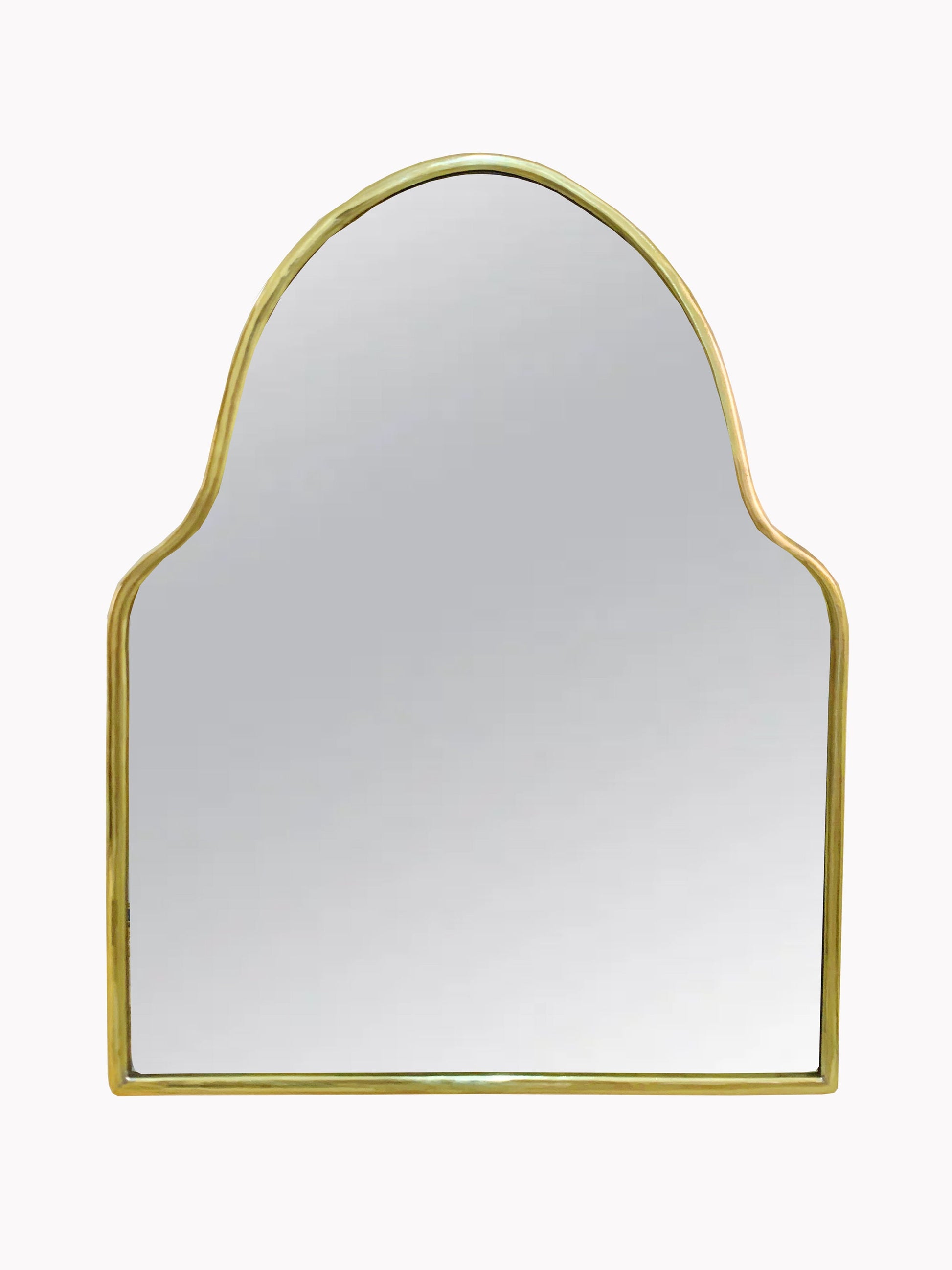 Antique Brass Mirror