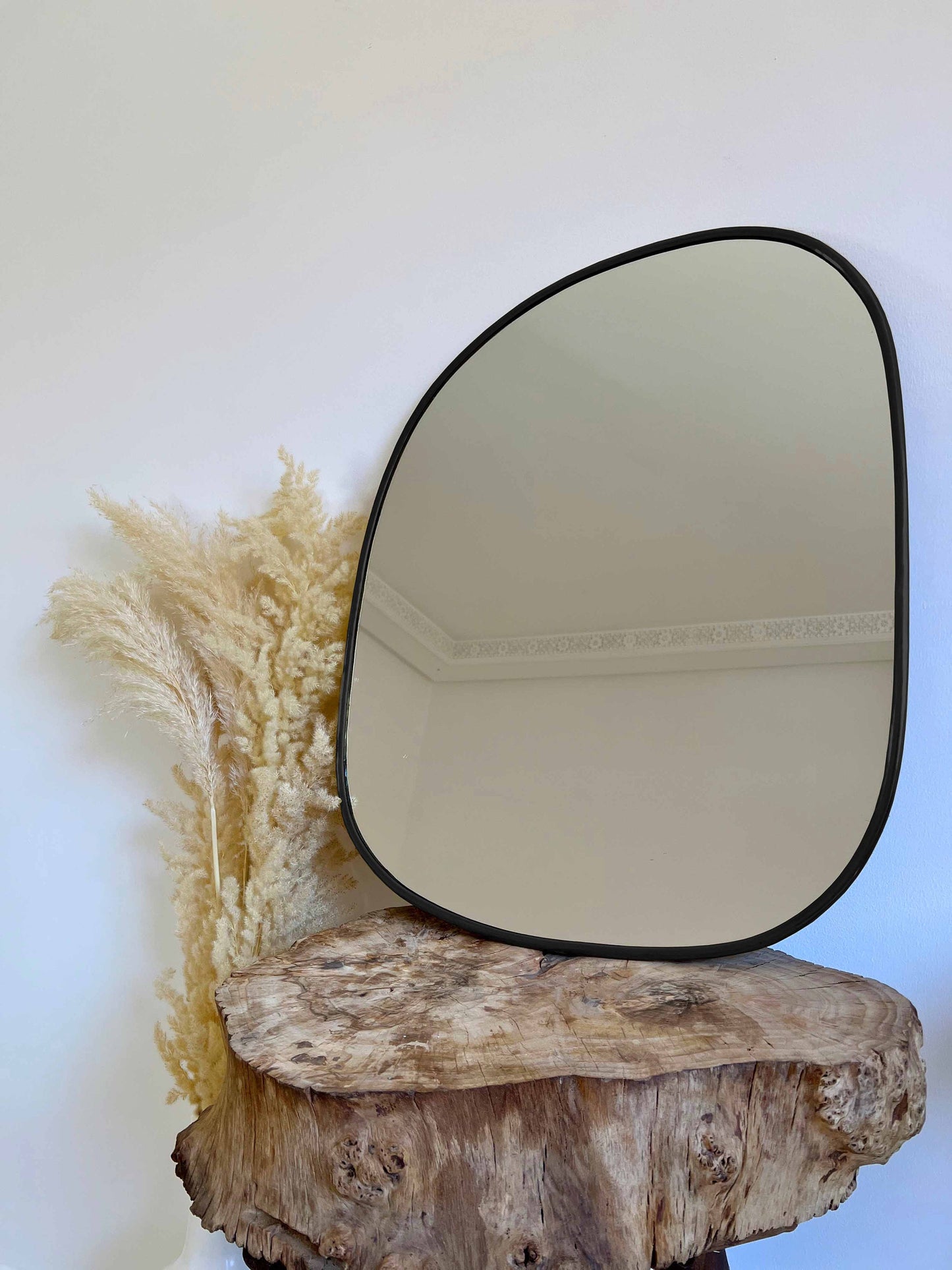 Antique Brass Mirror