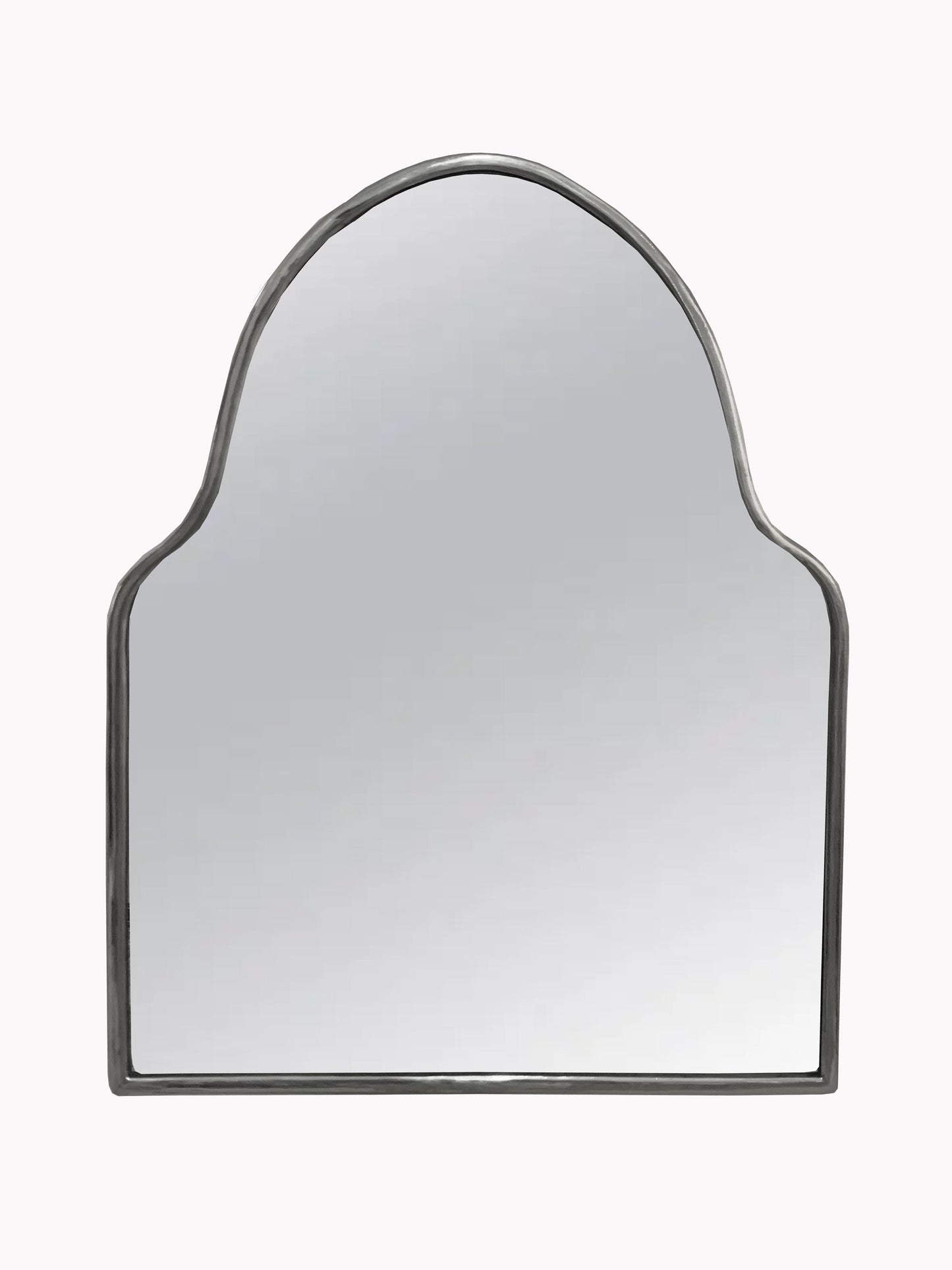 Gold Brass Arch Mirror - Handmade Brass Wall Mirror