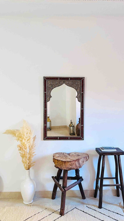 Moroccan Vintage Engraved Mirror