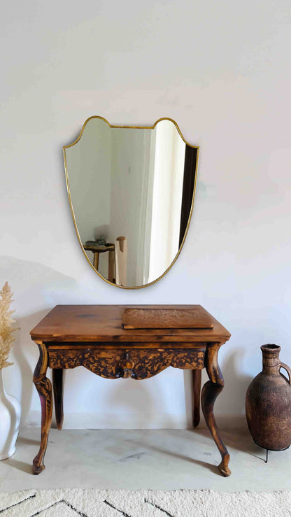 Brass Frame Bathroom Mirror